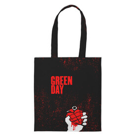 Шоппер 3D с принтом green day , 100% полиэстер | Плотность: 200 г/м2; Размер: 34×35 см; Высота лямок: 30 см | american idiot | boulevard of broke | day | green | green day | green day hits | green day lyrics | green day mix | green day music video | green day official | green day songs | green day videos | greenday | music | music video | official | warner record