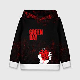 Детская толстовка 3D с принтом green day , 100% полиэстер | двухслойный капюшон со шнурком для регулировки, мягкие манжеты на рукавах и по низу толстовки, спереди карман-кенгуру с мягким внутренним слоем | american idiot | boulevard of broke | day | green | green day | green day hits | green day lyrics | green day mix | green day music video | green day official | green day songs | green day videos | greenday | music | music video | official | warner record