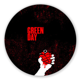 Коврик для мышки круглый с принтом green day , резина и полиэстер | круглая форма, изображение наносится на всю лицевую часть | american idiot | boulevard of broke | day | green | green day | green day hits | green day lyrics | green day mix | green day music video | green day official | green day songs | green day videos | greenday | music | music video | official | warner record