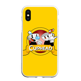 Чехол для iPhone XS Max матовый с принтом CUPHEAD КАПХЕД , Силикон | Область печати: задняя сторона чехла, без боковых панелей | cuphead | боссы | игра | капхед