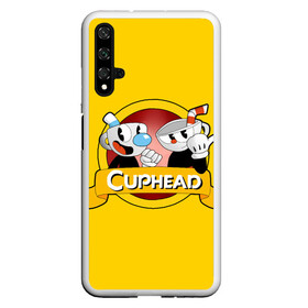 Чехол для Honor 20 с принтом CUPHEAD / КАПХЕД. , Силикон | Область печати: задняя сторона чехла, без боковых панелей | cuphead | боссы | игра | капхед