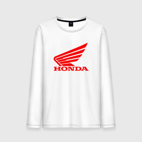 Мужской лонгслив хлопок с принтом Honda Мото Лого (Z) , 100% хлопок |  | bike | bikers | honda | honda logo | honda moto | moto | motorcycle | sport | байк | байкер | мото | мотоциклы | спорт | хонда лого | хонда мото