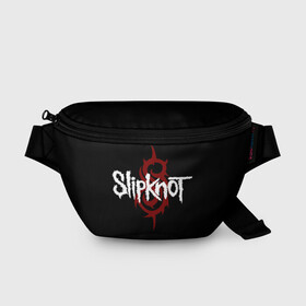 Поясная сумка 3D с принтом Slipknot Надпись , 100% полиэстер | плотная ткань, ремень с регулируемой длиной, внутри несколько карманов для мелочей, основное отделение и карман с обратной стороны сумки застегиваются на молнию | metal | music | rock | slipknot | логотип | металл | музыка | надпись | пентаграмма | рок | слипкнот | узор | цифры