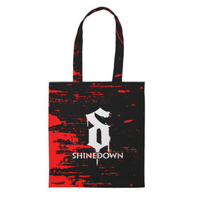 Шоппер 3D с принтом shinedown , 100% полиэстер | Плотность: 200 г/м2; Размер: 34×35 см; Высота лямок: 30 см | Тематика изображения на принте: 45 shinedown | atlantic | atlantic records | brent smith | cut the cord | get up shinedown | music video | official video | rock | shinedown | shinedown (musical group) | shinedown devil | sound of madness | state of my head | zach myers