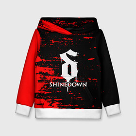 Детская толстовка 3D с принтом shinedown , 100% полиэстер | двухслойный капюшон со шнурком для регулировки, мягкие манжеты на рукавах и по низу толстовки, спереди карман-кенгуру с мягким внутренним слоем | Тематика изображения на принте: 45 shinedown | atlantic | atlantic records | brent smith | cut the cord | get up shinedown | music video | official video | rock | shinedown | shinedown (musical group) | shinedown devil | sound of madness | state of my head | zach myers