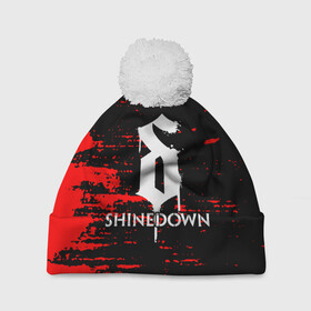 Шапка 3D c помпоном с принтом shinedown , 100% полиэстер | универсальный размер, печать по всей поверхности изделия | 45 shinedown | atlantic | atlantic records | brent smith | cut the cord | get up shinedown | music video | official video | rock | shinedown | shinedown (musical group) | shinedown devil | sound of madness | state of my head | zach myers