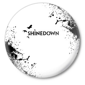 Значок с принтом shinedown ,  металл | круглая форма, металлическая застежка в виде булавки | Тематика изображения на принте: 45 shinedown | atlantic | atlantic records | brent smith | cut the cord | get up shinedown | music video | official video | rock | shinedown | shinedown (musical group) | shinedown devil | sound of madness | state of my head | zach myers