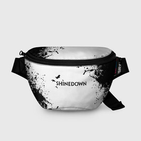 Поясная сумка 3D с принтом shinedown , 100% полиэстер | плотная ткань, ремень с регулируемой длиной, внутри несколько карманов для мелочей, основное отделение и карман с обратной стороны сумки застегиваются на молнию | 45 shinedown | atlantic | atlantic records | brent smith | cut the cord | get up shinedown | music video | official video | rock | shinedown | shinedown (musical group) | shinedown devil | sound of madness | state of my head | zach myers