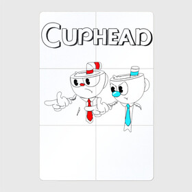 Магнитный плакат 2Х3 с принтом Cuphead , Полимерный материал с магнитным слоем | 6 деталей размером 9*9 см | Тематика изображения на принте: cuphead | tdcuphd | горит пукан | двое | игры | невозможно пройти. | чашки головы | чашкоголовые