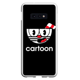 Чехол для Samsung S10E с принтом CUPHEAD КАПХЕД , Силикон | Область печати: задняя сторона чехла, без боковых панелей | art | cartoon | cup | cuphead | devil | dice | game | king | mugman | the | арт | бос | босс | голова | демон | дьявол | игра | капхед | магмен | мультик | мультфильм | платформер | чаша | чашка | человек | черт