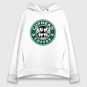 Женское худи Oversize хлопок с принтом CUPHEAD COFFEE , френч-терри — 70% хлопок, 30% полиэстер. Мягкий теплый начес внутри —100% хлопок | боковые карманы, эластичные манжеты и нижняя кромка, капюшон на магнитной кнопке | art | cartoon | coffee | cup | cuphead | devil | dice | game | king | mugman | starbucks | the | арт | бос | босс | голова | демон | дьявол | игра | капхед | кофе | магмен | мультик | мультфильм | платформер | старбакс | чаша | чашка | человек 