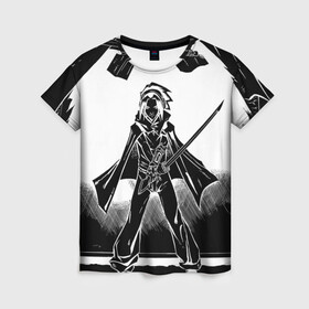 Женская футболка 3D с принтом Шаман Кинг , 100% полиэфир ( синтетическое хлопкоподобное полотно) | прямой крой, круглый вырез горловины, длина до линии бедер | anime | manga | shaman king | аниме | король шаманов | манга | шамаг кинг