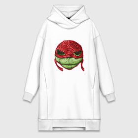 Платье-худи хлопок с принтом Turtle Raphael ,  |  | donatello | leonardo | michelangelo | ninja | pizza | raphael | turtles | донателло | животные | карате | комикс | комиксы | леонардо | микеланджело | мультфильм | мутант | мутанты | ниндзя | пицца | рафаэль | сплинтер | супергерой