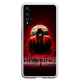 Чехол для Honor 20 с принтом HELLSING SSS , Силикон | Область печати: задняя сторона чехла, без боковых панелей | Тематика изображения на принте: bats | cracked | hellsing film | hellsing lettering | hellsing print | helsing | red | van hellsing | ван хельсинг | красный | летучие мыши | надпись хельсинг | принт хельсинг | трещены | фильм хельсинг | хельсинг