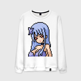 Мужской свитшот хлопок с принтом Pixel art anime girl , 100% хлопок |  | Тематика изображения на принте: anime | art | girl | manga | pixel | аниме | арт | девушка | манга | пиксель