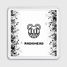 Магнит 55*55 с принтом radiohead , Пластик | Размер: 65*65 мм; Размер печати: 55*55 мм | Тематика изображения на принте: colin greenwood | dead air space | ed o’brien | eob | greenwood brothers | jnny | jonny and thom | jonny greenwood | nigel godrich | phil selway | radio head | radiohead | selway | thm yrk | tom yorke | xl | xl recordings | джонни гринвуд | колин гринвуд 