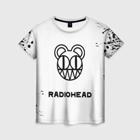 Женская футболка 3D с принтом radiohead , 100% полиэфир ( синтетическое хлопкоподобное полотно) | прямой крой, круглый вырез горловины, длина до линии бедер | colin greenwood | dead air space | ed o’brien | eob | greenwood brothers | jnny | jonny and thom | jonny greenwood | nigel godrich | phil selway | radio head | radiohead | selway | thm yrk | tom yorke | xl | xl recordings | джонни гринвуд | колин гринвуд 