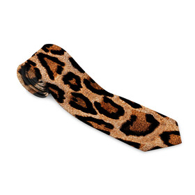 Галстук 3D с принтом Шкура Леопарда , 100% полиэстер | Длина 148 см; Плотность 150-180 г/м2 | leopard | skin | wool | кожа | леопард