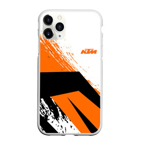 Чехол для iPhone 11 Pro матовый с принтом KTM | КТМ (Z) , Силикон |  | enduro | ktm | moto | moto sport | motocycle | sportmotorcycle | ктм | мото | мото спорт | мотоспорт | спорт мото