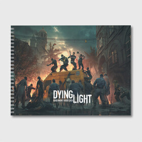 Альбом для рисования с принтом Dying Light , 100% бумага
 | матовая бумага, плотность 200 мг. | dying light | dying light 2 | game | games | zomby | апокалипсис | даинг лайт | два | дуинг лайт | зомби | зомби апокалипсис | игра | игры