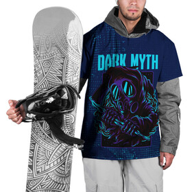 Накидка на куртку 3D с принтом Dark Myth , 100% полиэстер |  | steampunk | арт | графика | обои | плакат | постер | стимпанк
