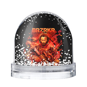 Снежный шар с принтом BRZRKR , Пластик | Изображение внутри шара печатается на глянцевой фотобумаге с двух сторон | berzerker | brzrkr | comics | брзркр | киану ривз | комиксы