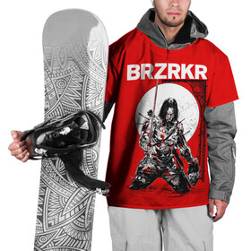 Накидка на куртку 3D с принтом BRZRKR , 100% полиэстер |  | berzerker | brzrkr | comics | брзркр | киану ривз | комиксы