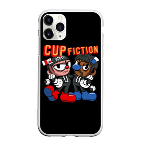 Чехол для iPhone 11 Pro Max матовый с принтом CUP FICTION , Силикон |  | Тематика изображения на принте: art | cartoon | cup | cuphead | devil | dice | fiction | game | king | mugman | pulp | the | арт | бос | босс | голова | демон | дьявол | игра | капхед | криминальное | магмен | мультик | мультфильм | платформер | чаша | чашка | человек | черт 