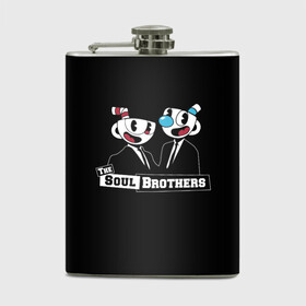 Фляга с принтом The Soul Brothers , металлический корпус | емкость 0,22 л, размер 125 х 94 мм. Виниловая наклейка запечатывается полностью | Тематика изображения на принте: art | brothers | cartoon | cup | cuphead | devil | dice | game | king | mugman | soul | the | арт | бос | босс | братья | голова | демон | душа | дьявол | игра | капхед | магмен | мультик | мультфильм | платформер | чаша | чашка | человек | чер