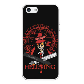 Чехол для iPhone 5/5S матовый с принтом Hellsing , Силикон | Область печати: задняя сторона чехла, без боковых панелей | alexander | alucard | anderson | dracula | hellsing | integra | seras | victoria | walter | александр | алукард | андерсон | ван | виктория | винкль | ганс | гюнше | дракула | интегра | макс | монтана | рип | серас | уолтер | хеллсинг | шрёдин