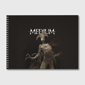 Альбом для рисования с принтом The Medium Villain , 100% бумага
 | матовая бумага, плотность 200 мг. | horror | medium | the medium | марианна | медиум