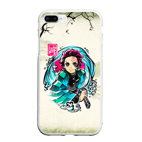 Чехол для iPhone 7Plus/8 Plus матовый с принтом Kamado Tanjirou Kimetsu no Yaiba , Силикон | Область печати: задняя сторона чехла, без боковых панелей | demon slayer | kamado | kimetsu no yaiba | nezuko | tanjiro | аниме | гию томиока | зеницу агацума | иноске хашибира | камадо | клинок | корзинная девочка | манга | музан кибуцуджи | незуко | рассекающий демонов | танджиро