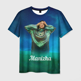 Мужская футболка 3D с принтом Манижа  Manizha , 100% полиэфир | прямой крой, круглый вырез горловины, длина до линии бедер | manizha | далеровна | душанбе | евровидение | евровидение 2021 | манижа | певица | таджикистан | хамраева