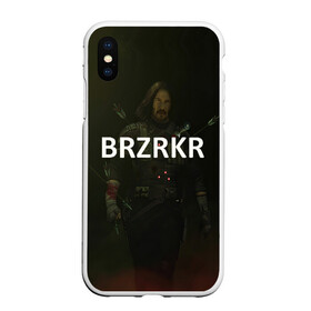 Чехол для iPhone XS Max матовый с принтом BRZRZR , Силикон | Область печати: задняя сторона чехла, без боковых панелей | berserker | киану ривз | комикс | постер