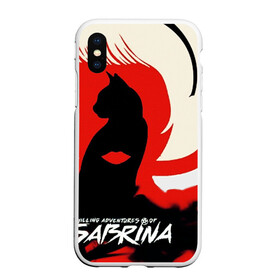 Чехол для iPhone XS Max матовый с принтом Sabrina Spellman , Силикон | Область печати: задняя сторона чехла, без боковых панелей | sabrina | sabrina spellman | красный | леденящие душу приключения сабрины