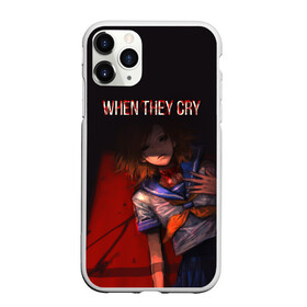 Чехол для iPhone 11 Pro Max матовый с принтом When they cry , Силикон |  | anime | higurashi no naku koro ni | аниме | анимэ | безумие | близняшки | детектив | когда плачут цикады | майбара | маэбара | мион | рена | рика | рюгу рена | сато | сатоко | сверхъестественное | сонодзаки шион