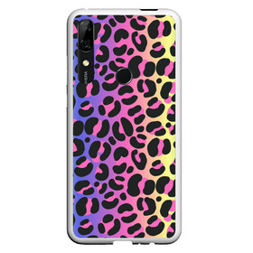 Чехол для Honor P Smart Z с принтом Neon Leopard Pattern , Силикон | Область печати: задняя сторона чехла, без боковых панелей | africa | afrika | gradient | summer | tropical | африка | африканский узор | градиент | леопард | леопардовый узор | лето | неон | неоновое свечение | паттерт | пятна | разные цвета | саванна | тропики | тропический узор