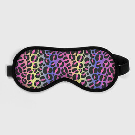 Маска для сна 3D с принтом Neon Leopard Pattern , внешний слой — 100% полиэфир, внутренний слой — 100% хлопок, между ними — поролон |  | Тематика изображения на принте: africa | afrika | gradient | summer | tropical | африка | африканский узор | градиент | леопард | леопардовый узор | лето | неон | неоновое свечение | паттерт | пятна | разные цвета | саванна | тропики | тропический узор