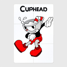 Магнитный плакат 2Х3 с принтом Cuphead Капхед , Полимерный материал с магнитным слоем | 6 деталей размером 9*9 см | Тематика изображения на принте: cup head | cuphead | run and gun | детям | капхед | капхэд | логотипы игр | персонажи игр | чашка