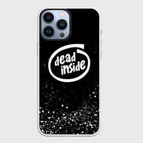 Чехол для iPhone 13 Pro Max с принтом DEAD INSIDE ,  |  | dead inside | dont open | гуль | дед инсайт | дединсайт | дэд инсайт | дэдинсайт | интроверт | кен канеки | мертв внутри | мертвый внутри