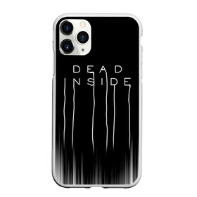 Чехол для iPhone 11 Pro матовый с принтом DEAD INSIDE | DEATH STRANDING , Силикон |  | Тематика изображения на принте: dead inside | dont open | гуль | дед инсайт | дединсайт | дэд инсайт | дэдинсайт | интроверт | кен канеки | мертв внутри | мертвый внутри