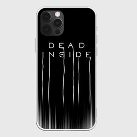 Чехол для iPhone 12 Pro Max с принтом DEAD INSIDE | DEATH STRANDING , Силикон |  | Тематика изображения на принте: dead inside | dont open | гуль | дед инсайт | дединсайт | дэд инсайт | дэдинсайт | интроверт | кен канеки | мертв внутри | мертвый внутри