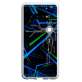 Чехол для Samsung Galaxy S10 с принтом TECH , Силикон | Область печати: задняя сторона чехла, без боковых панелей | cyberpunk | будущее | киберпанк | компьютер | линии | пк | процессор | сердце | технология