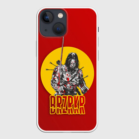 Чехол для iPhone 13 mini с принтом BRZRKR (киану ривз) ,  |  | Тематика изображения на принте: berserker | brzrkr | берсерк | воитель | киану ривз | комикс