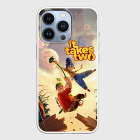 Чехол для iPhone 13 Pro с принтом It Takes Two ,  |  | Тематика изображения на принте: action | adventure | ea games | electronic arts | games | it takes two | origin | playstation 5 | ps 5 | unreal engine | игры | приключения | пс 5 | сони плейстейшен | экшен