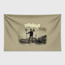 Флаг-баннер с принтом Mundaun , 100% полиэстер | размер 67 х 109 см, плотность ткани — 95 г/м2; по краям флага есть четыре люверса для крепления | mundaun | tegunvteg | головоломка | жуткая | игра | иллюстрация | компьютерная игра | хоррор