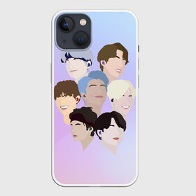 Чехол для iPhone 13 с принтом БТС Bangtan Boys BTS ,  |  | bangtan | bangtan boys | boys | bts | minimalist | бангтан | бтс | группа бтс