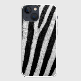 Чехол для iPhone 13 mini с принтом Зебра ,  |  | абстракция | африка | в полоску | зебра | окрас | черный и белый | шерсть