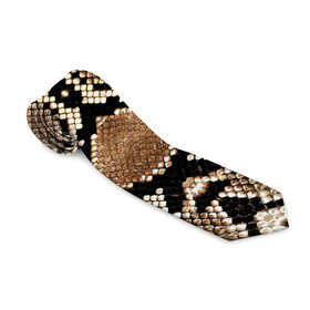 Галстук 3D с принтом Snake Skin , 100% полиэстер | Длина 148 см; Плотность 150-180 г/м2 | Тематика изображения на принте: scales | skin | snake | змея | кожа | чешуя