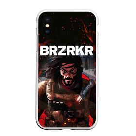 Чехол для iPhone XS Max матовый с принтом BRZRKR , Силикон | Область печати: задняя сторона чехла, без боковых панелей | Тематика изображения на принте: anime | berserker | brzrkr | keanu reeves | netflix | аниме | берсерк | киану ривз | мультфильм. | нетфликс